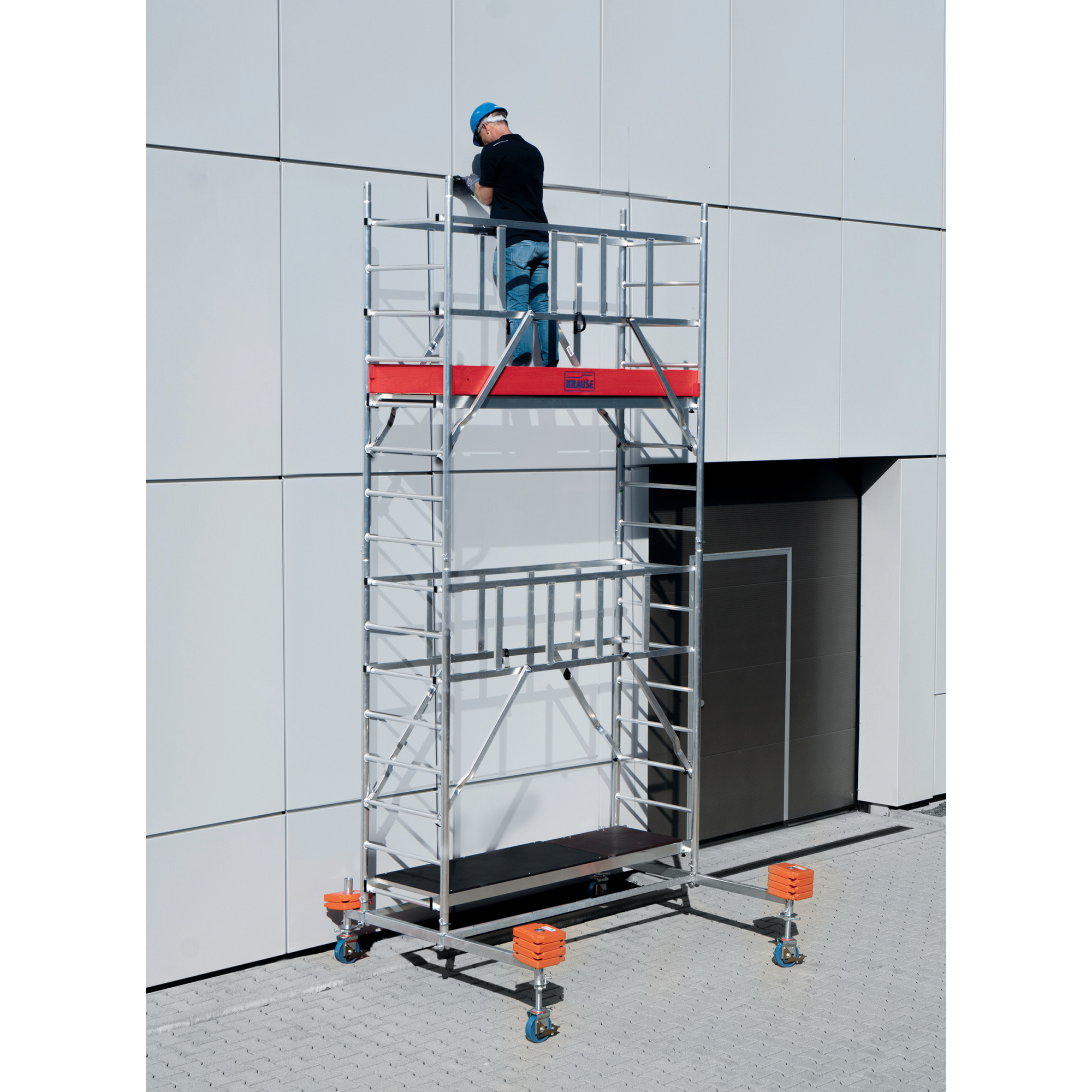 Profi Alu-Rollgerüst Arbeitshöhe 5m - Thumbnail 2